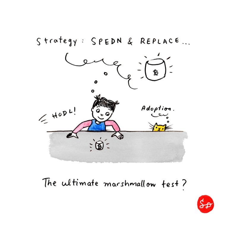 53. The ultimate marshmallow test? Satoshi Doodles